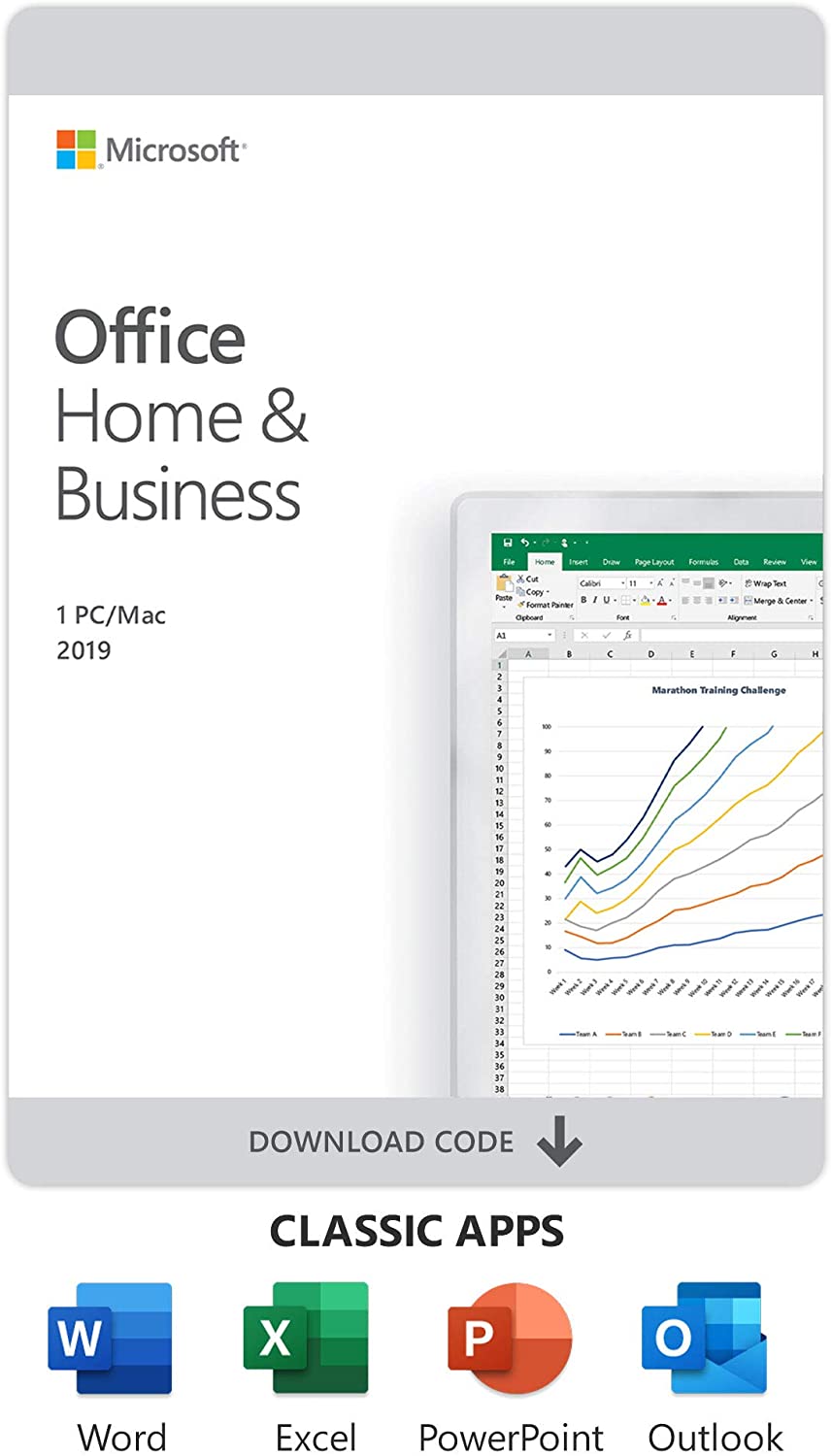 what does microsoft office home and business 2019 include